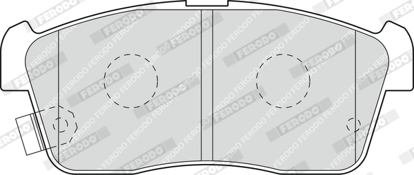 FERODO fékbetétkészlet, tárcsafék - FDB1532 - TothCarparts
