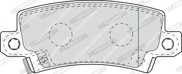 FERODO fékbetétkészlet, tárcsafék - FDB1574 - TothCarparts