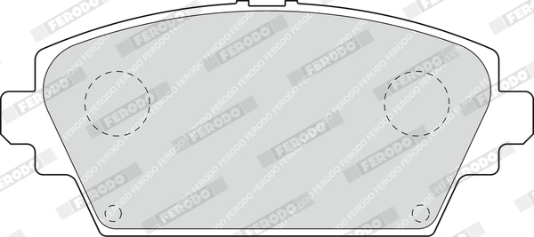 FERODO fékbetétkészlet, tárcsafék - FDB1580 - TothCarparts