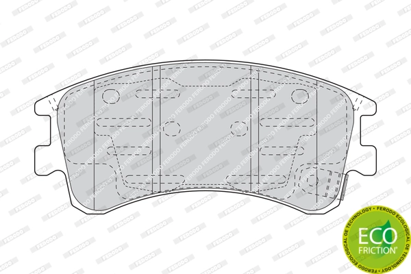 FERODO fékbetétkészlet, tárcsafék - FDB1619 - TothCarparts