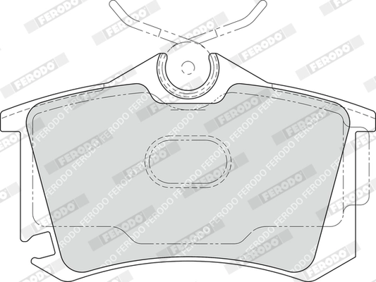 FERODO fékbetétkészlet, tárcsafék - FDB1637 - TothCarparts
