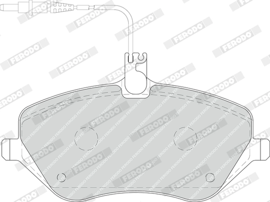 FERODO fékbetétkészlet, tárcsafék - FDB1726 - TothCarparts