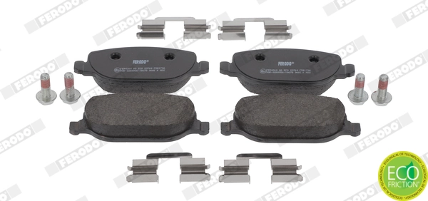 FERODO fékbetétkészlet, tárcsafék - FDB1796 - TothCarparts