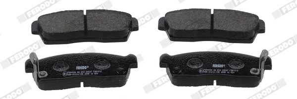 FERODO fékbetétkészlet, tárcsafék - FDB1812 - TothCarparts