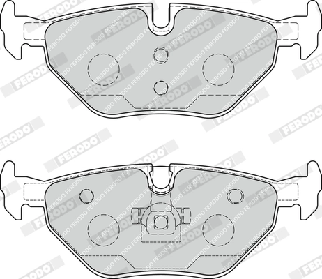 FERODO fékbetétkészlet, tárcsafék - FDB1867 - TothCarparts
