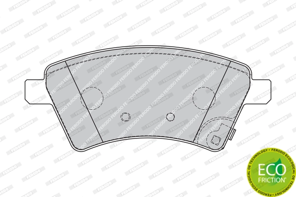 FERODO fékbetétkészlet, tárcsafék - FDB1875 - TothCarparts