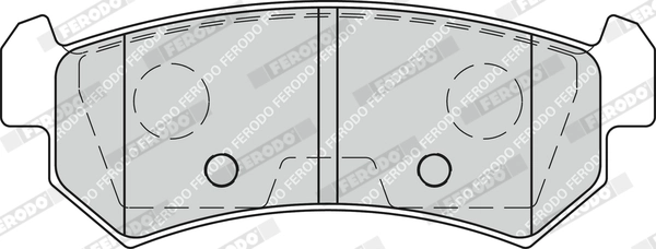 FERODO fékbetétkészlet, tárcsafék - FDB1889 - TothCarparts