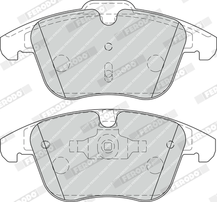 FERODO fékbetétkészlet, tárcsafék - FDB1897 - TothCarparts