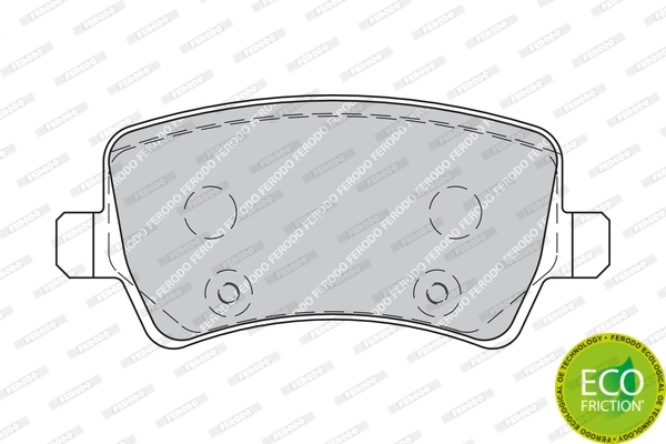 FERODO fékbetétkészlet, tárcsafék - FDB1918 - TothCarparts