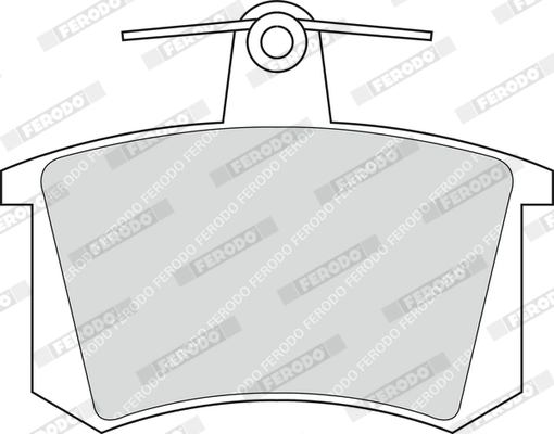 FERODO fékbetétkészlet, tárcsafék - FDB222 - TothCarparts
