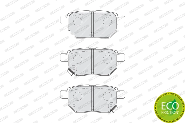FERODO fékbetétkészlet, tárcsafék - FDB4042 - TothCarparts