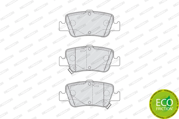 FERODO fékbetétkészlet, tárcsafék - FDB4048 - TothCarparts