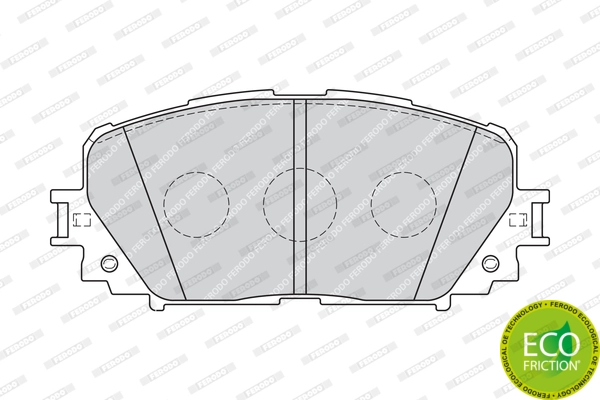 FERODO fékbetétkészlet, tárcsafék - FDB4081 - TothCarparts
