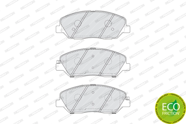 FERODO fékbetétkészlet, tárcsafék - FDB4111 - TothCarparts