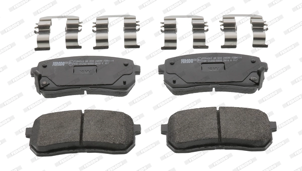 FERODO fékbetétkészlet, tárcsafék - FDB4114 - TothCarparts