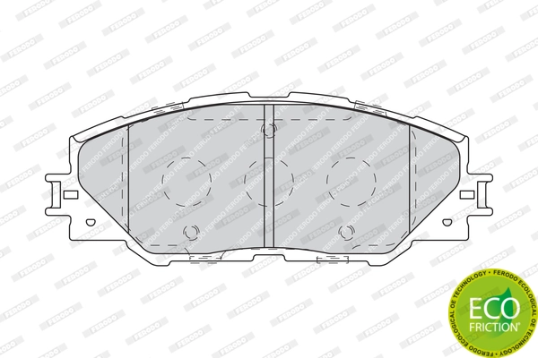 FERODO fékbetétkészlet, tárcsafék - FDB4136 - TothCarparts
