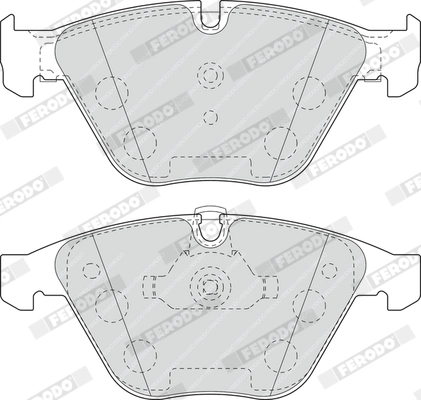 FERODO fékbetétkészlet, tárcsafék - FDB4191 - TothCarparts