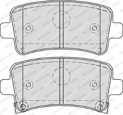 FERODO fékbetétkészlet, tárcsafék - FDB4252 - TothCarparts