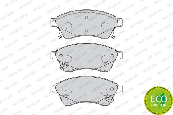 FERODO fékbetétkészlet, tárcsafék - FDB4262 - TothCarparts