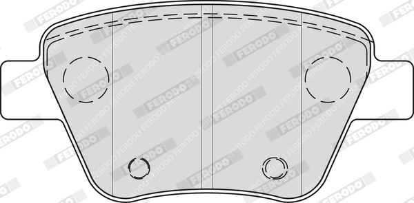 FERODO fékbetétkészlet, tárcsafék - FDB4316 - TothCarparts