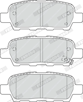 FERODO fékbetétkészlet, tárcsafék - FDB4324 - TothCarparts