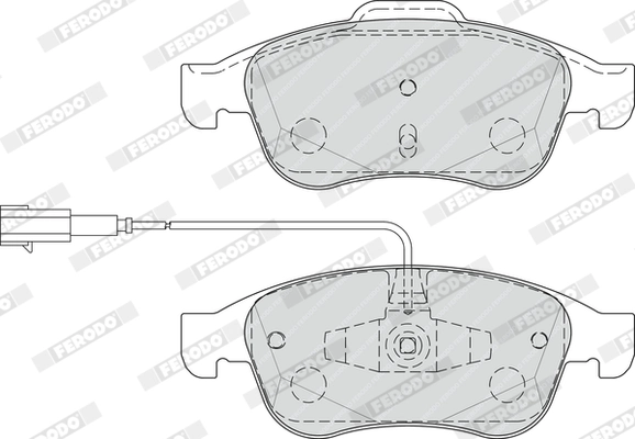 FERODO fékbetétkészlet, tárcsafék - FDB4331 - TothCarparts
