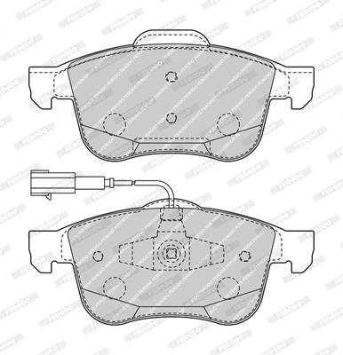 FERODO fékbetétkészlet, tárcsafék - FDB4338 - TothCarparts