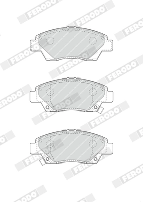 FERODO fékbetétkészlet, tárcsafék - FDB4404 - TothCarparts
