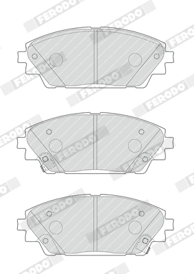 FERODO fékbetétkészlet, tárcsafék - FDB4446 - TothCarparts