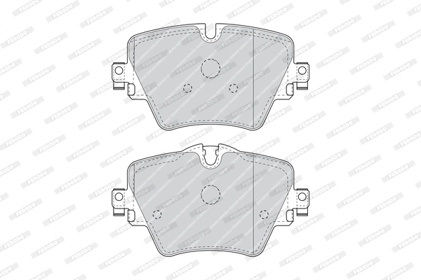 FERODO fékbetétkészlet, tárcsafék - FDB4689 - TothCarparts