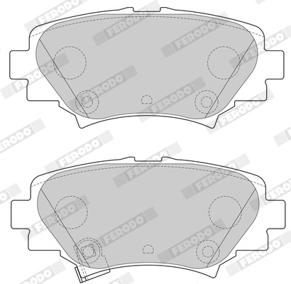 FERODO fékbetétkészlet, tárcsafék - FDB4700 - TothCarparts