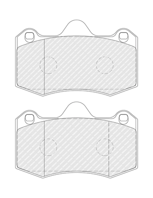 FERODO fékbetétkészlet, tárcsafék - FDB4887 - TothCarparts