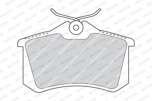 FERODO fékbetétkészlet, tárcsafék - FDB5026 - TothCarparts