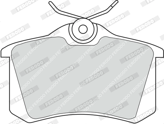 FERODO fékbetétkészlet, tárcsafék - FDB541 - TothCarparts