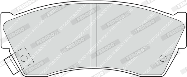 FERODO fékbetétkészlet, tárcsafék - FDB588 - TothCarparts