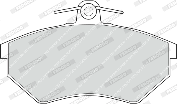 FERODO fékbetétkészlet, tárcsafék - FDB774 - TothCarparts