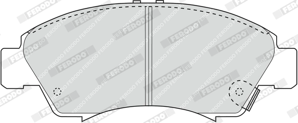 FERODO fékbetétkészlet, tárcsafék - FDB777 - TothCarparts