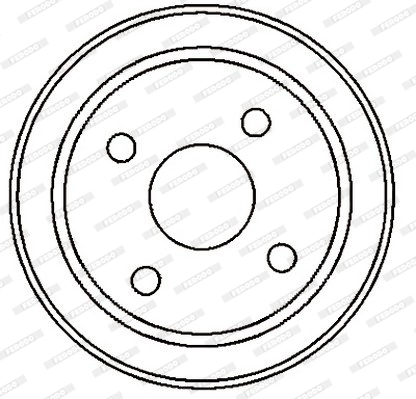 FERODO fékdob - FDR329251 - TothCarparts