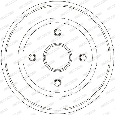 FERODO fékdob - FDR329259 - TothCarparts