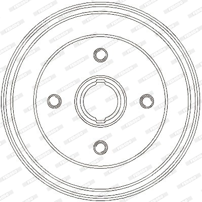 FERODO fékdob - FDR329330 - TothCarparts