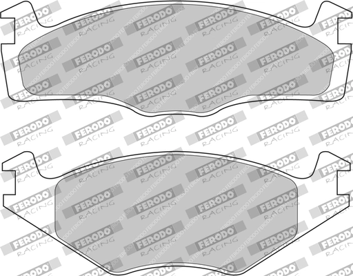 FERODO RACING fékbetétkészlet, tárcsafék - FDS1072 - TothCarparts