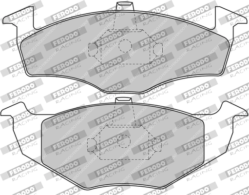 FERODO RACING fékbetétkészlet, tárcsafék - FDS1101 - TothCarparts