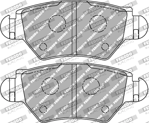 FERODO RACING fékbetétkészlet, tárcsafék - FDS1294 - TothCarparts