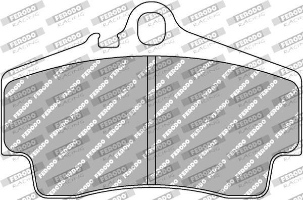 FERODO RACING fékbetétkészlet, tárcsafék - FDS1308 - TothCarparts