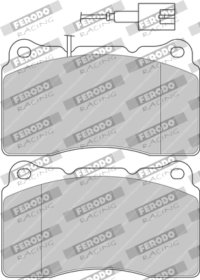 FERODO RACING fékbetétkészlet, tárcsafék - FDS1334 - TothCarparts