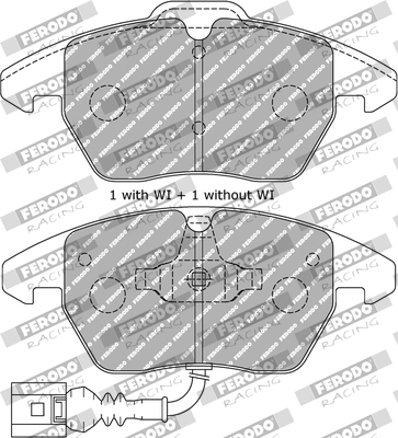 FERODO RACING fékbetétkészlet, tárcsafék - FDS1641 - TothCarparts