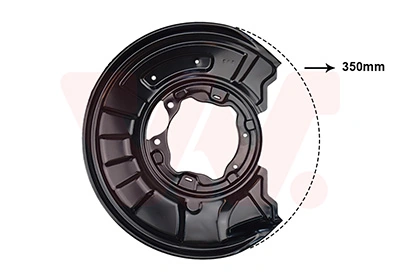 VAN WEZEL terelőlemez, féktárcsa - 3091373 - TothCarparts
