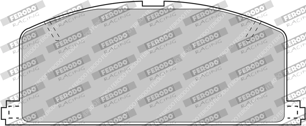 FERODO RACING fékbetétkészlet, tárcsafék - FDS308 - TothCarparts