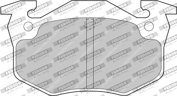 FERODO RACING fékbetétkészlet, tárcsafék - FDS558 - TothCarparts