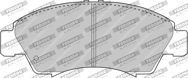 FERODO RACING fékbetétkészlet, tárcsafék - FDS777 - TothCarparts